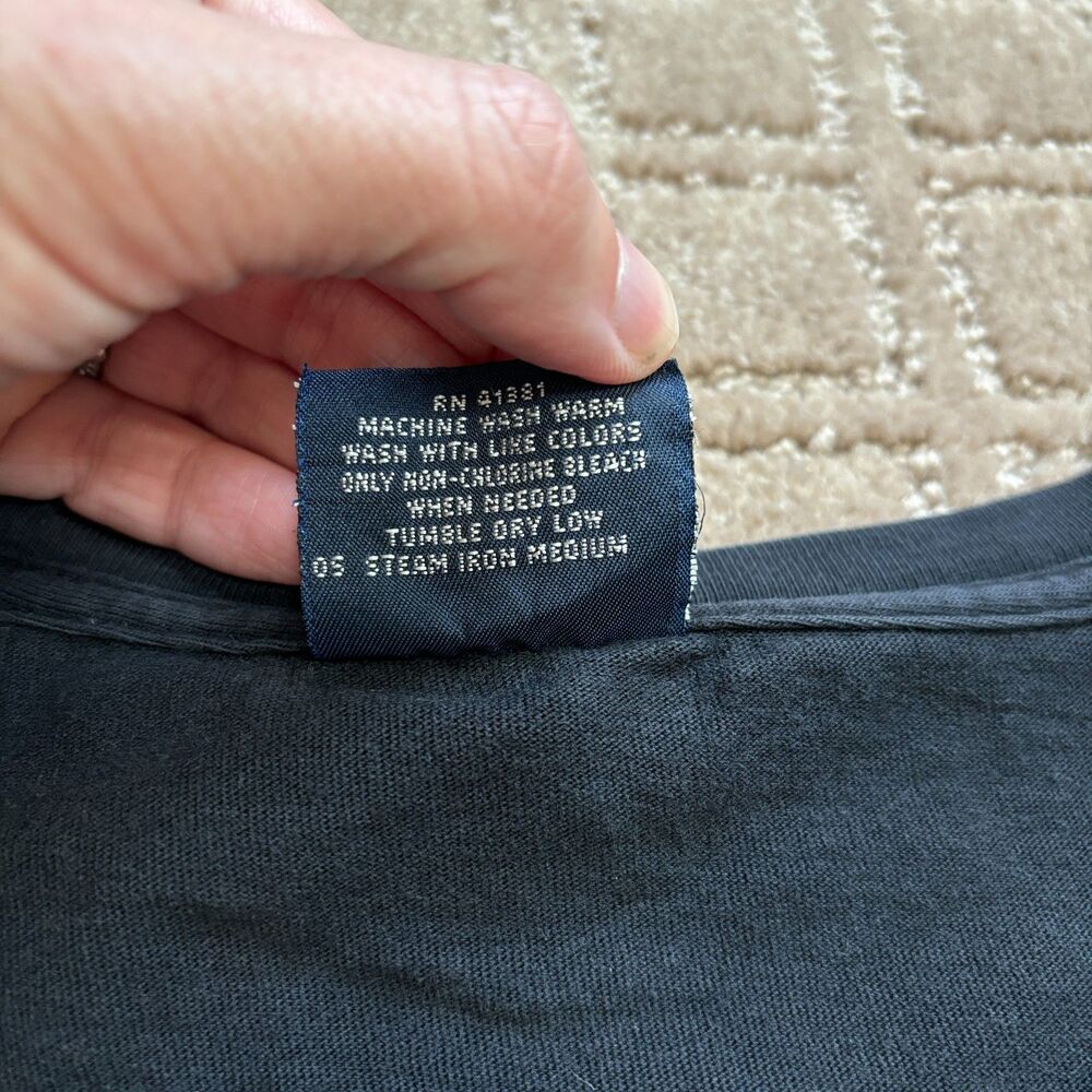 Polo Ralph Lauren VTG 90s T Shirt XL Crew Neck Tee USA Made Single Stitch Pony - Picture 4 of 8
